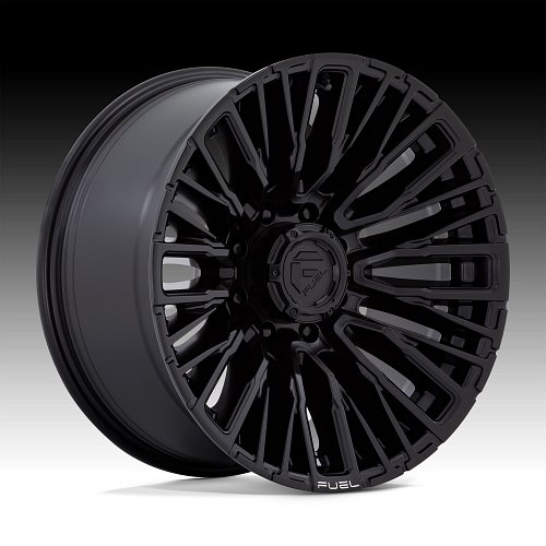 Fuel Rebar 8 D847 Blackout Custom Truck Wheels 1